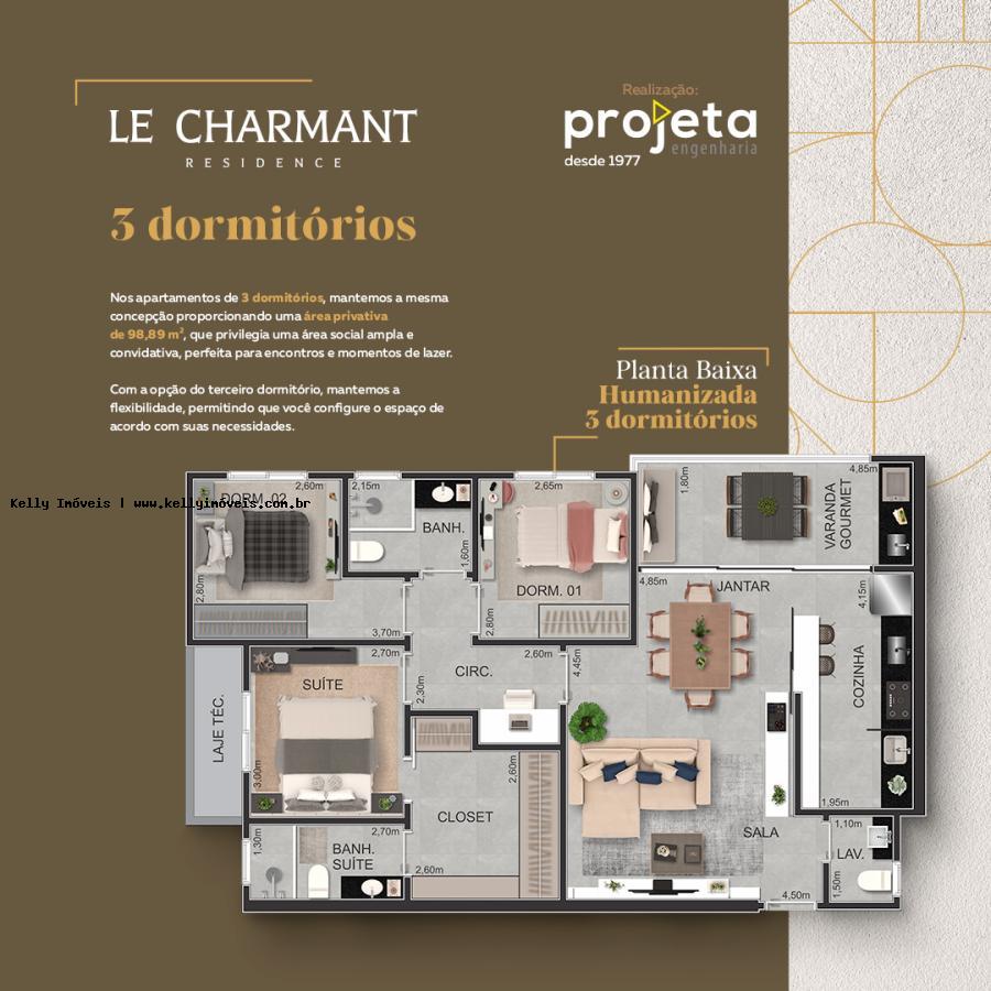 Apartamento à venda com 2 quartos, 85m² - Foto 4