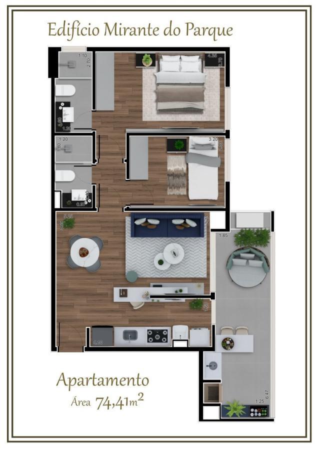 Apartamento à venda com 2 quartos, 74m² - Foto 18